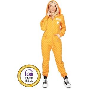 TIPSY ELVES TACO BELL MILD SAUCE‎ JUMPSUIT / COSTUME  Women's Size Medium  NEW!!